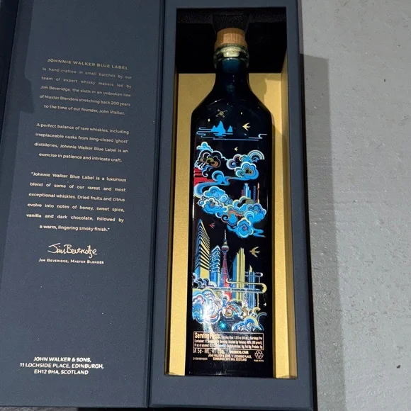 Johnnie Walker Year Of the TIGER Limited Edition Blue Label-Empty - Picture 3 of 3
